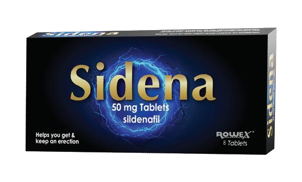 Sidena 50mg Sildenafil Tablets 8 Pack