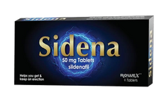 Sidena 50mg Sildenafil Tablets 8 Pack